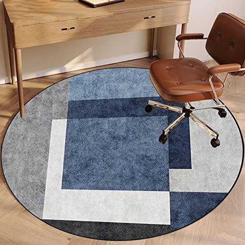Runde Bürospielstuhlmatte - 160 cm Fußbodenschutz für Teppich & Hartholz, Mehrzweck -Schreibtischstuhl Matte, Teppich für Home Office & Gaming Setup, Bodenschutzlösung FANDIAO von HFERTSCN
