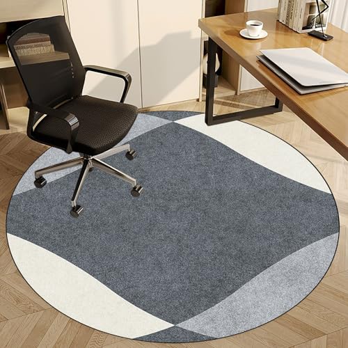 Runde Spielstuhlmatte - 150 cm Teppich & Hardbodenschutz, Vinyl, Anti -Rutsch, ideal für Holz und Fliesen, perfekt für Gamer & Home Office -Nutzung FANDIAO Runde Spielstuhlmatte - 150 cm Teppich & Hardbodenschutz, Vinyl, Anti -Rutsch, ideal für Holz und Fliesen, perfekt für Gamer & Home Office -Nutzung FANDIAO von HFERTSCN