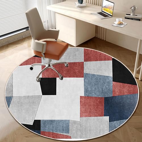 Runde Teppichstuhlmatte - Schreibtischschutz für Teppich- und Hartholzböden ideal für Bürospielzimmer und Home Office - 100 cm Bodenmatte für Schreibtisch- und Spielstühle FANDIAO Runde Teppichstuhlmatte - Schreibtischschutz für Teppich- und Hartholzböden ideal für Bürospielzimmer und Home Office - 100 cm Bodenmatte für Schreibtisch- und Spielstühle FANDIAO von HFERTSCN
