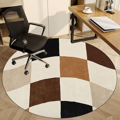 Runder Gaming Chair Mat 180 cm - Bodenschutz für Teppiche und Harte Oberflächen, ideal für Rolling -Stühle, Holz- und Fliesenschutz und stilvolles Home Office Accessoire FANDIAO Runder Gaming Chair Mat 180 cm - Bodenschutz für Teppiche und Harte Oberflächen, ideal für Rolling -Stühle, Holz- und Fliesenschutz und stilvolles Home Office Accessoire FANDIAO von HFERTSCN