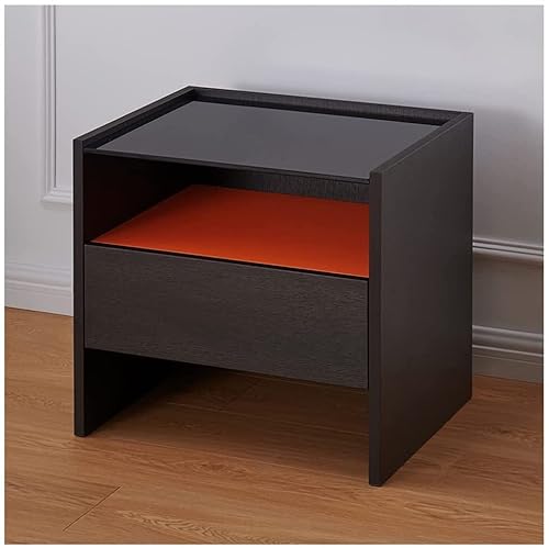 Smart Nachttisch Schlafzimmer Nachttschrank mit Schubladen Leichter Glas Nachteile Aufbewahrungsschrank geeignet für Hotelsofa Nachttisch FANDIAO von HFERTSCN