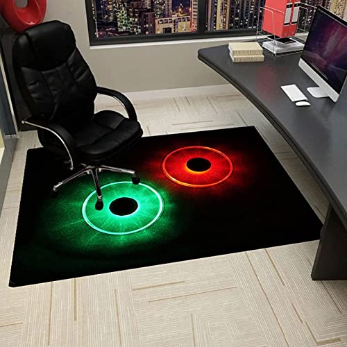 Stuhl Matte für Hartholzboden, Anti-Rutsch-Geräuschstornierung Gaming Stuhl Matte Teppich-Computer-Schreibtischstuhl Matte für Office Gaming Room Stuhl Floor Protektor (Farbe: Farbe 9, Größe: 100x140 Stuhl Matte für Hartholzboden, Anti-Rutsch-Geräuschstornierung Gaming Stuhl Matte Teppich-Computer-Schreibtischstuhl Matte für Office Gaming Room Stuhl Floor Protektor (Farbe: Farbe 9, Größe: 100x140 von HFERTSCN