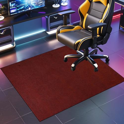 Stuhlmatte für Hardböden - 120x160 cm Büro- und Heimschutzmatte für Holz-/Fliesen -Teppichböden Gaming- und Schreibtischstühle - Nicht -Schlupfbodenmatte FANDIAO von HFERTSCN