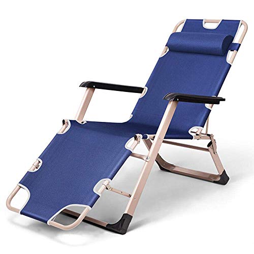 Sun Stuhl Liege, Nickerchen-Nickerchen-Nickerchen-Klappbett mit Zero Gravity-Stuhl, Außenliege Patio-Stühle Strandstuhl mit Kissen 3 Gear Verstellbares Klapperblau 1 Glückspiegel Wolken FANDIAO Sun Stuhl Liege, Nickerchen-Nickerchen-Nickerchen-Klappbett mit Zero Gravity-Stuhl, Außenliege Patio-Stühle Strandstuhl mit Kissen 3 Gear Verstellbares Klapperblau 1 Glückspiegel Wolken FANDIAO von HFERTSCN