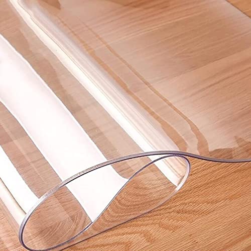 Transparente Stuhlmatte für Hardböden - Anti -Rutsch -Plastikbodenbodenschützer Mehrzweck -Teppichmatte für Office Restaurant Veranda & Studie - erhältlich in 70/90/110/130/150 cm erhältlich von HFERTSCN
