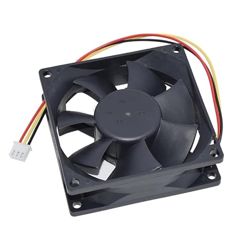 HFFOZMD Anwendbar auf EFC-08E12D-EF05 DC 12 V 0,4 A 80 x 25 mm 3-Leiter-Lüfter von HFFOZMD
