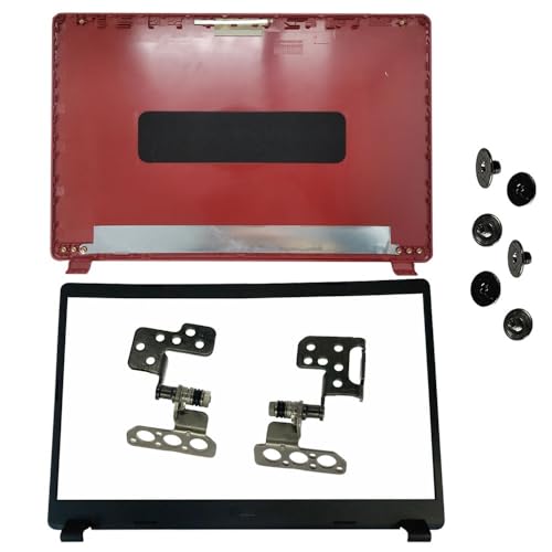 HFFOZMD Fall Für Acer für Aspire 3 A315-42 A315-42G A315-54 A315-54K A315-56 N19C1 Laptop LCD Back Cover/Front Lünette/Oberen/unten/Scharniere(Red A B H) von HFFOZMD