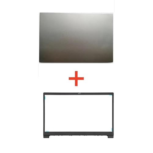 HFFOZMD LCD Back Cover Case Bildschirm Deckel Kappe Lünette Frontrahmen Gehäuse Für Lenovo für ThinkBook 15IIL IML IWL(2 Cover Together) von HFFOZMD