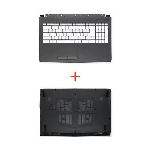 HFFOZMD LCD Zurück Lünette Front Rahmen Top Bottom Abdeckung Fall Für MSI GV62 MS-16J9 MS-16JF MS-GP62 MS-6QG MS-GL62 6QF GP62MVR GL62M(Sky Blue) von HFFOZMD