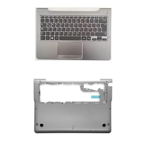 HFFOZMD Laptop LCD Zurück Lünette Front Rahmen Palmrest Oberen Boden Abdeckung Fall Für Samsung NP530U3C NP530U3B NP535U3C NP540U3 NP532U3C(Beige) von HFFOZMD