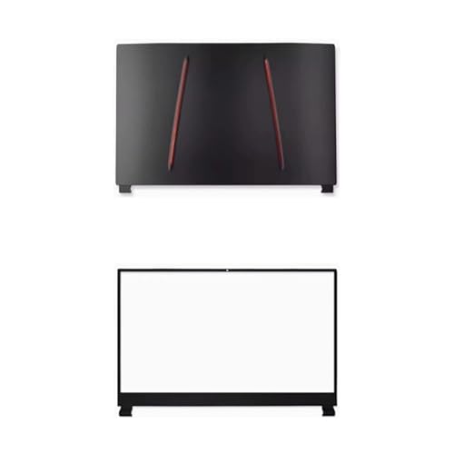 HFFOZMD Laptop LCD Zurück Lünette Front Rahmen Top Palmrest Oberen Unteren Abdeckung Fall Für MSI für GE75 MS-17E2 MS-17E1 MS-17E9 17E5 17E1 17E2(2 Cover Together) von HFFOZMD