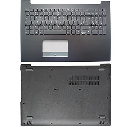 HFFOZMD Spanische Tastatur für Lenovo IdeaPad 320-15 320-15IAP 320-15AST 320-15IKB 320-15ISK 330-15IKB mit Palmrest-Oberabdeckung(Black SP and D) von HFFOZMD