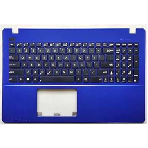 HFFOZMD Top Case Palmrest Uppe Abdeckung Fall Für Asus für FH5900V VX50I W50J X550JV FX50J FX50JK FX50V W50V X550V K550C Shell(Blue English) von HFFOZMD