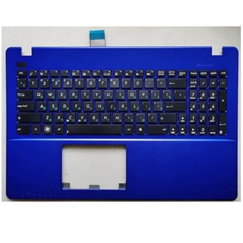 HFFOZMD Top Case Palmrest Uppe Abdeckung Fall Für Asus für FH5900V VX50I W50J X550JV FX50J FX50JK FX50V W50V X550V K550C Shell(Blue RU) von HFFOZMD