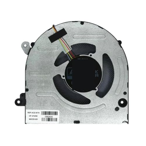 Lüfter für HP BookPro 16-AB 16T-AB TPN-W161 Serie N63220-001 DFSCK22105182B FQWN FQWM DC 12V 1.0A(A Fan) von HFFOZMD