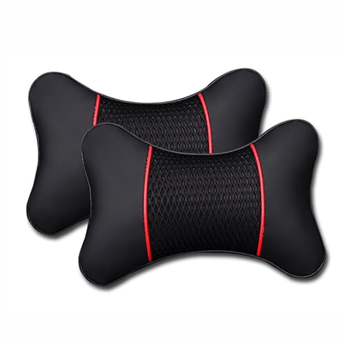 HFFTYU 2 Stück Auto-Kopfstütze, für Jeep Compass Wrangler Liberty Patriot Renegade bequemes, weiches Memory Foam-Nackenstützkissen fürs Auto, mit verstellbaren Riemen,C HFFTYU 2 Stück Auto-Kopfstütze, für Jeep Compass Wrangler Liberty Patriot Renegade bequemes, weiches Memory Foam-Nackenstützkissen fürs Auto, mit verstellbaren Riemen,C von HFFTYU