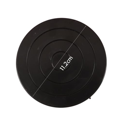 Drehbare Töpferscheibe,Drehscheibe Glasuren Dekora 1Pcs 11/18 Cm Plastic Pottery Wheels Rotate Turntable DIY 360 Rotation Rotary Plate Clay Pottery Sculpture Tool Diameter(11.2cm) von HFGDRH
