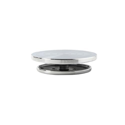 Drehbare Töpferscheibe,Drehscheibe Glasuren Dekora DIY Keramik Ton Töpferei Drehscheibe Rotierende Scheibe Runde Töpferscheibe Ton Skulptur Trimmen Spinner DIY Ton Werkzeug(15) von HFGDRH