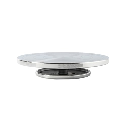 Drehbare Töpferscheibe,Drehscheibe Glasuren Dekora DIY Keramik Ton Töpferei Drehscheibe Rotierende Scheibe Runde Töpferscheibe Ton Skulptur Trimmen Spinner DIY Ton Werkzeug(25) von HFGDRH
