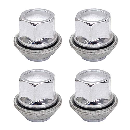 Radschrauben,Felgenschrauben 4 Stücke M12x1.5 Ersatzrad Muttern Legierung 19mm Passend Für Ford C-Max Cortina Fokus Chrom von HFGDRH