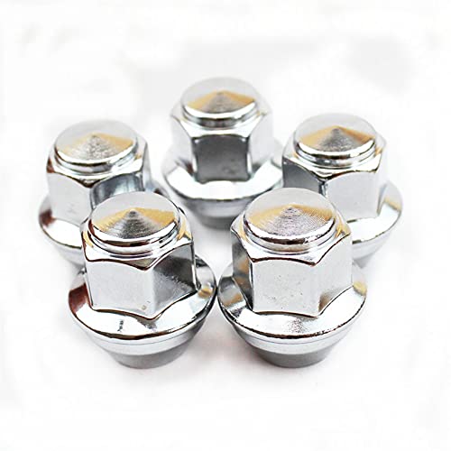 Radschrauben,Felgenschrauben 5 Teile/Los Chrom-Rad-Nutmuttern Passend Für Ford Foucs Mk3 von HFGDRH