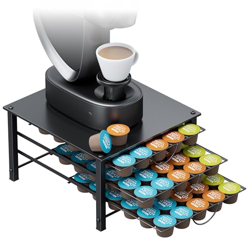 Kapselhalter für Dolce Gusto 90 Kaffeekapseln Aufbewahrung, 3 Leise Metall Kapselschublade mit Rutschfeste Füße, Geeignet für Kürche und Büro Kapselhalter für Dolce Gusto 90 Kaffeekapseln Aufbewahrung, 3 Leise Metall Kapselschublade mit Rutschfeste Füße, Geeignet für Kürche und Büro von HFHOME