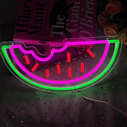 HFHungkeong Wassermelonen-Neonschild, LED-Neonlichtschild, Wandlampe, 35x17CM, Acryl, Party, Neon-Schild HFHungkeong Wassermelonen-Neonschild, LED-Neonlichtschild, Wandlampe, 35x17CM, Acryl, Party, Neon-Schild von HFHungkeong