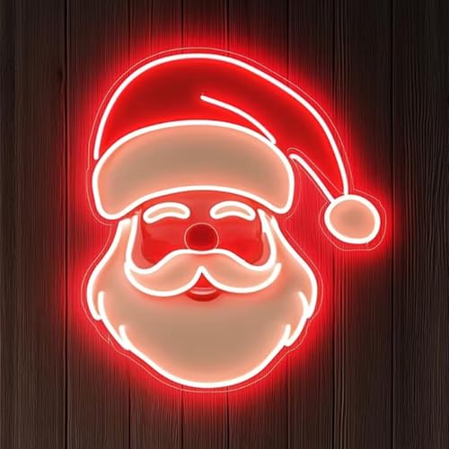 HFHungkeong Weihnachten Neonschild, LED Weihnachtsmannhand mit Geschenkbox Wandkunstlampe für Zuhause, Weihnachtsabend Party, Schreibtischdekoration, 5V USB Betrieben HFHungkeong Weihnachten Neonschild, LED Weihnachtsmannhand mit Geschenkbox Wandkunstlampe für Zuhause, Weihnachtsabend Party, Schreibtischdekoration, 5V USB Betrieben von HFHungkeong