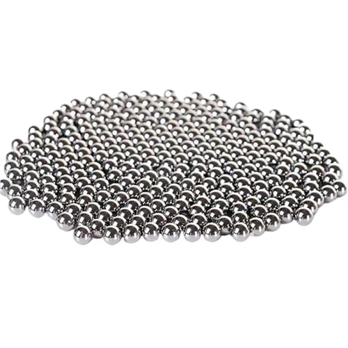 100/1000 stücke 304 Edelstahl Kleine Glatte Kugel Durchmesser 1-4,5mm Präzision Lager Ball G 100 for HGH15CA Linear Guide Sliders(3.175mm 100pcs) von HFIGNIAHQ