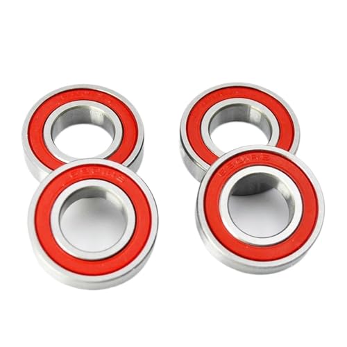 2/10 stücke Hybrid Keramik 6901 2RS Lager 12x24x6mm 6901RS Siliziumnitrid for Fahrrad 12mm Innen Durchmesser Kugellager(10Pcs) von HFIGNIAHQ
