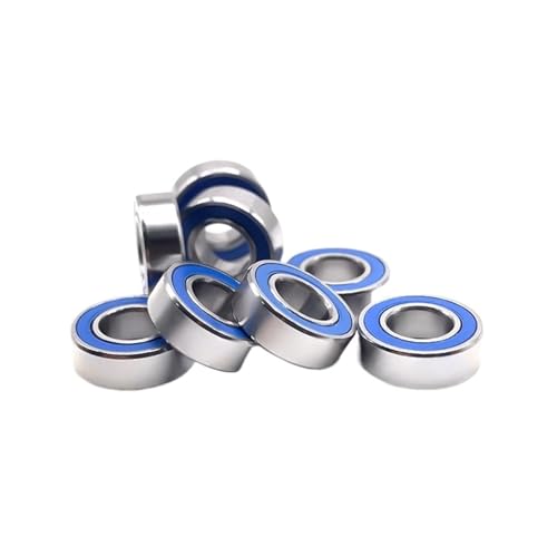 5 STÜCKE MR126RS 6x12x4mm Lager ABEC-7 Miniatur MR126-2RS Kugellager Blau Versiegelt von HFIGNIAHQ