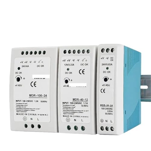 5V 12V 24V 48V Power MDR-20W 60W 100W Industrielle AC/DC Din Rail Power Supply Switch Einzel ausgang Schalt(MDR-100-12V) von HFIGNIAHQ