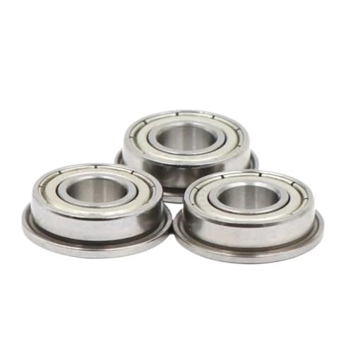 High-speed flange bearings.MF104ZZ 4 * 10 * 4 MF106ZZ 6 * 10 * 3 MF117ZZ 7 * 11 * 3 MF126ZZ 6 * 12 * 4 MF128ZZ 8 * 12 * 3.5(10Pcs,MF117ZZ) von HFIGNIAHQ
