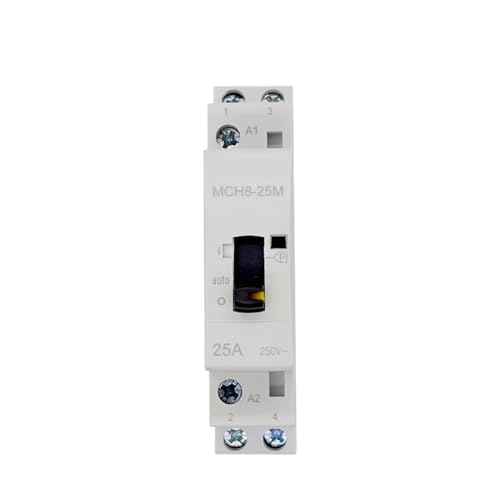 MCH8-25M 2P 25A 220V/230V 50/60HZ Din rail Household ac Modular contactor with Manual Control Switch(1NO1NC) von HFIGNIAHQ