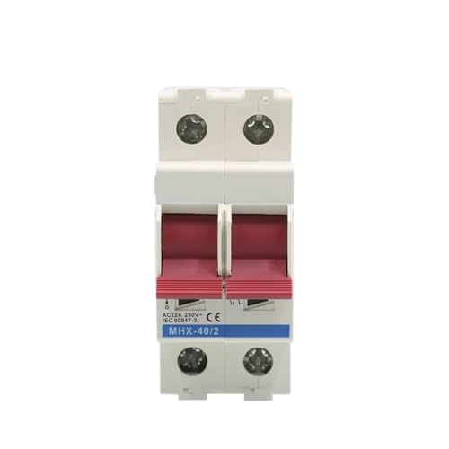 MHX-40 1P/2P/3P 40A Single Double Triple Poles Load Disconnection Manually Convert Power MCB DIN Rail Lsolating Switch(1) von HFIGNIAHQ