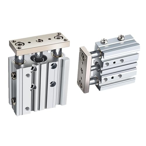 Typ MGPM MGPL Pneumatischer Kompaktführungszylinder Mit Drei Kolbenstangen MGPM20-20Z MGPM20-30Z MGPM20-40Z MGPM20-50Z MGPM20-75Z 20-100Z(MGPM20-25Z) von HFIGNIAHQ