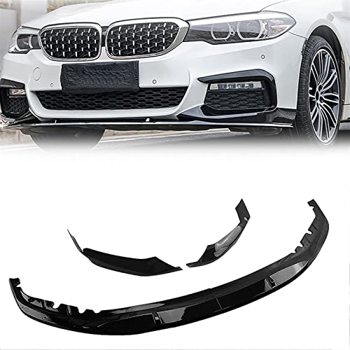 HFJFDQ Auto Frontstoßstange Spoiler Lipgloss Schwarz Lower Body Kit Splitter Für G30 M Tech Sport 2017-2020 520i 530i von HFJFDQ
