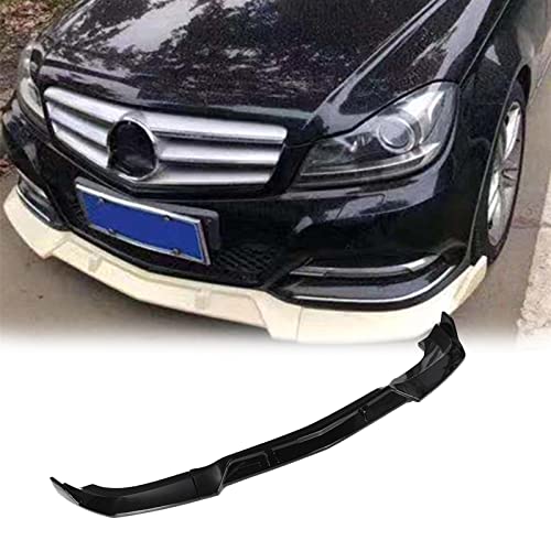 HFJFDQ Auto Frontstoßstange Spoiler Splitter Lip ABS Kunststoff Lower Body Kit Schutzplatte Für B&ENZ C-Klasse W204 2008-2010 2011 2012 2013 2014 von HFJFDQ