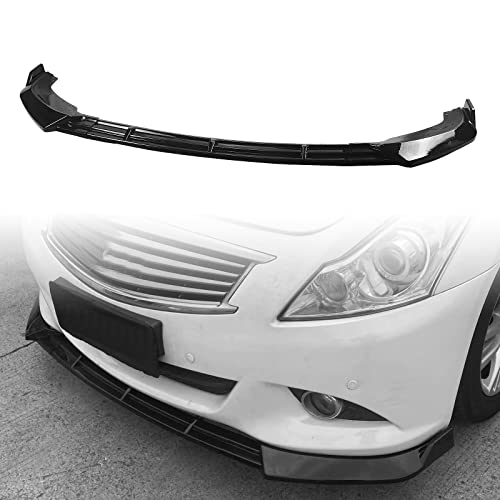 HFJFDQ Auto Frontstoßstange Spoilerlippe Untere Schutzplatte Für I&nfiniti G37 Limousine 4 Türer 2010-2013 ABS Kunststoff Splitter Blade Body Kit von HFJFDQ