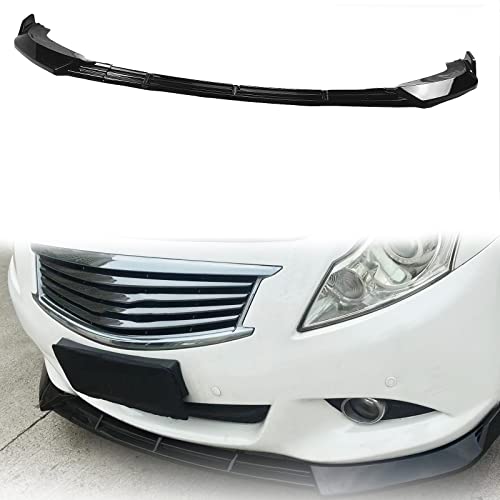 HFJFDQ Auto Frontstoßstange Spoilerlippe Untere Schutzplatte Für I&nfiniti G37 Limousine 4 Türer 2010-2013 ABS Kunststoff Splitter Blade Body Kit von HFJFDQ