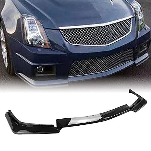 HFJFDQ Frontstoßstange Spoilerlippe Auto Unten Für Cadillac Cts-V 2009–2015 ABS-Kunststoff-Schutzplatte Splitter Body Kit Board von HFJFDQ