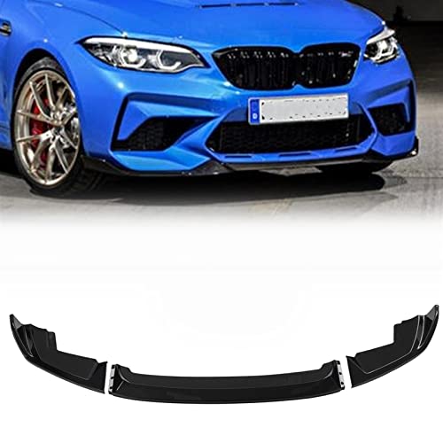 HFJFDQ Für M2 Competition Mode Für F87 M2 2019-2021 Frontschürze Spoiler Lip Body Kit Lower Splitter Blade ABS von HFJFDQ