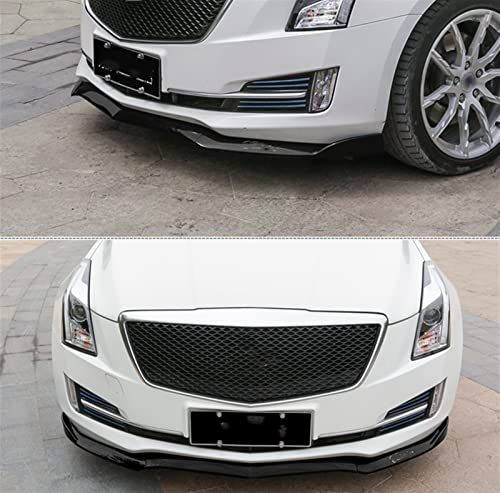 HFJFDQ Glänzend Schwarz Auto Frontstoßstange Diffusor Canards Spoiler Lippe Für Cadillac ATS 2015 2016 2017 2018 Lower Splitter Guard Board von HFJFDQ