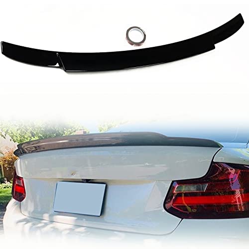 HFJFDQ Glänzend Schwarz Auto Heckspoiler Flügel Heckklappe Klappe Kofferraum ABS Splitter Lippe Für 2er F22 F87 M2 Coupe 2014-2020 C74 Stil von HFJFDQ