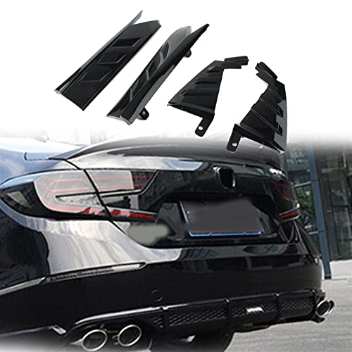 HFJFDQ Heckstoßstange Seitenverkleidung Auto Auspuff Eckenschutz Formplatte Canard Spoiler Lippe Für Für Accord 10th 2018-2020 von HFJFDQ