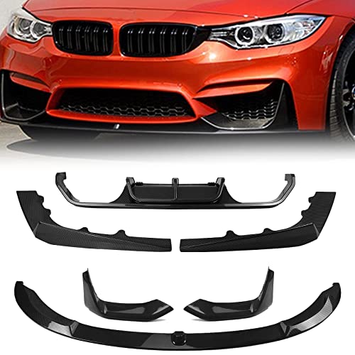 HFJFDQ Kohlefaser-Optik/Schwarz Glänzend Für F80 M3 F82 F83 M4 2015–2020 Auto-Heckdiffusor Und Frontspoiler-Stoßstangen-Splitterschutz HFJFDQ Kohlefaser-Optik/Schwarz Glänzend Für F80 M3 F82 F83 M4 2015–2020 Auto-Heckdiffusor Und Frontspoiler-Stoßstangen-Splitterschutz von HFJFDQ