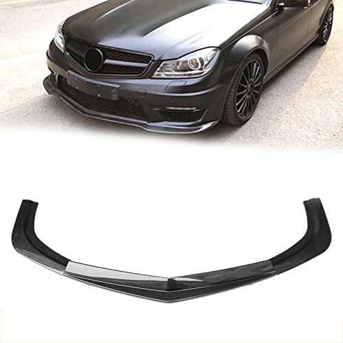 HFJFDQ Kohlefaser-Optik/schwarzglänzender Frontspoiler-Stoßstangenlippe, Unterer Splitter Für B&ENZ W204 C63 Limousine 4-Türer 2012–2014 HFJFDQ Kohlefaser-Optik/schwarzglänzender Frontspoiler-Stoßstangenlippe, Unterer Splitter Für B&ENZ W204 C63 Limousine 4-Türer 2012–2014 von HFJFDQ