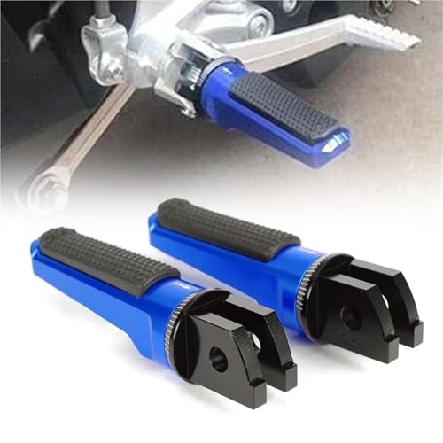 HFJFDQ Vorne Fußrasten Fußrasten Für Y&amaha MT07 MT09 MT 07 09 Tracer GT FZ6 F&Azer FJR1300A/ALS XSR700 XSR900 XSR 700 900 XJ6 Diversion von HFJFDQ
