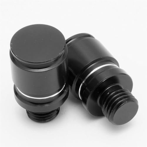 HFMXZHI Spiegelteile Für Benelli TRK 502 502X 502C 752S TNT125 BN300 BN600 Spiegel Loch Stecker Schrauben Kappen Gewinde Bolzen M10X1,25 (Color : B Black) von HFMXZHI