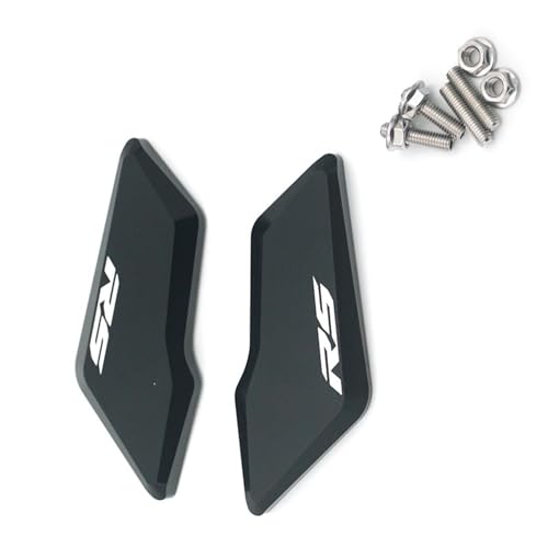 HFMXZHI Spiegelteile Motorrad Rückspiegel Loch Abdeckung Spiegel Chassis Code Kappe Basis Block Für Aprilia RS 660 RS660(Color:Nero) von HFMXZHI